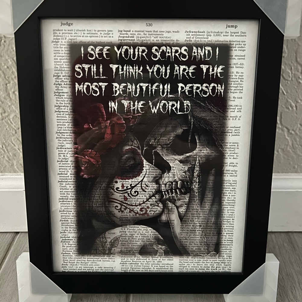 Brand new portrait with frame and hardware